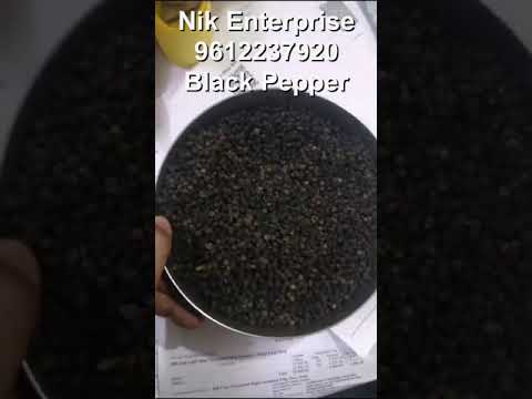 Organic black pepper