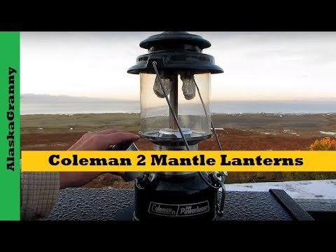 How To Set Up Coleman 2 Mantle Lanterns