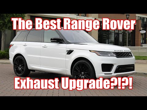 V8 Range Rover Sport with Valvetronic Designs Universal Mufflers + Resonator Delete