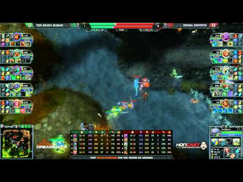 Denial eSports Vs TMSR Map 1 - Dreamhack Winter 2013 - Heroes of Newerth