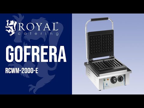 vídeo - Gofrera - 2.000 W - rectangular - 2.0