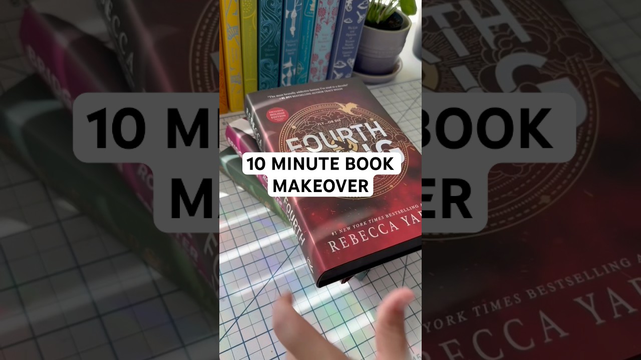 Make your hardcovers special w these press on decals! #booktube #rebinding #prettybooks #bookbinding