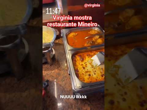Virginia mostra restaurante Mineiro #shorts #virginiafonseca