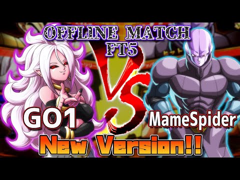 【DBFZ】GO1 VS Mamespider OFFLINE MATCH FT5 New Version!!