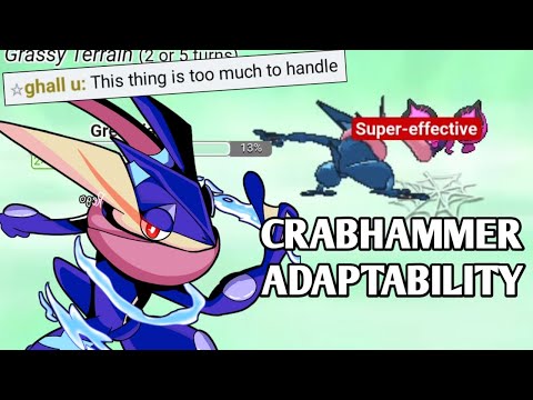ADAPTABILITY + CRABHAMMER GRENINJA IS BUSTED IN CONVERGENCE