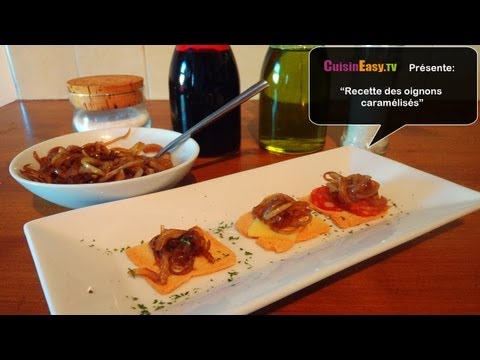 Recette végétarienne / vegan: Oignons caramélisés | Facile