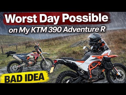 Der schlimmste Tag, den man sich vorstellen kann, auf meiner KTM 390 Adventure R