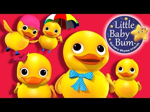 Five Little Ducks | Nursery Rhymes for Babies by LittleBabyBum - ABCs and 123s