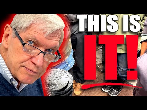 SILVER BUYERS MOB DEALER AS THE MANIA ERUPTS WITH RECORD LINES!  One Stacker DRIVES From California!