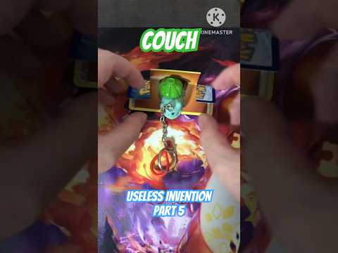 Useless Invention Part 5 - Couch with the energy card #energy #pokemon #invention #subscribe