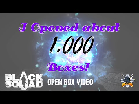 I opened about 1000 boxes! What was inside them ?! | Black Squad
