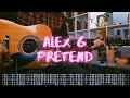 Pretend Alex G Сover Guitar Tab Lesson Tutorial