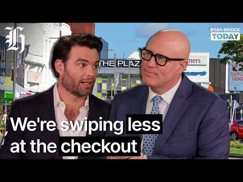 Thumbnail for We're swiping less at the checkout: retail card spending drops in June | Ryan Bridge TODAY