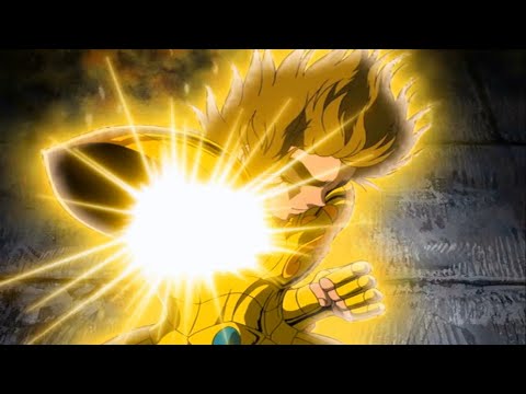 Aioria de Leo vs Raimi de Gusano-Saint Seiya