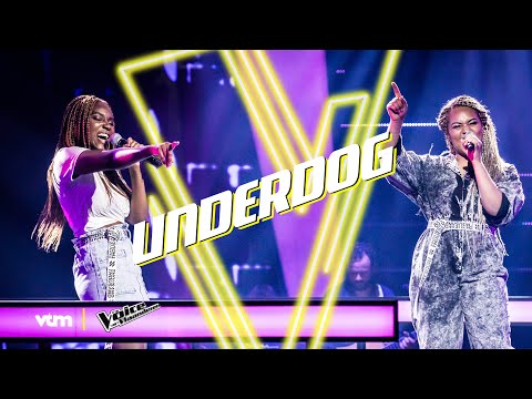 Grace vs. Amy - 'Underdog' | The Battles | The Voice van Vlaanderen | VTM