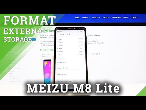How to Format SD Card in MEIZU M8 Lite – Erase External Storage