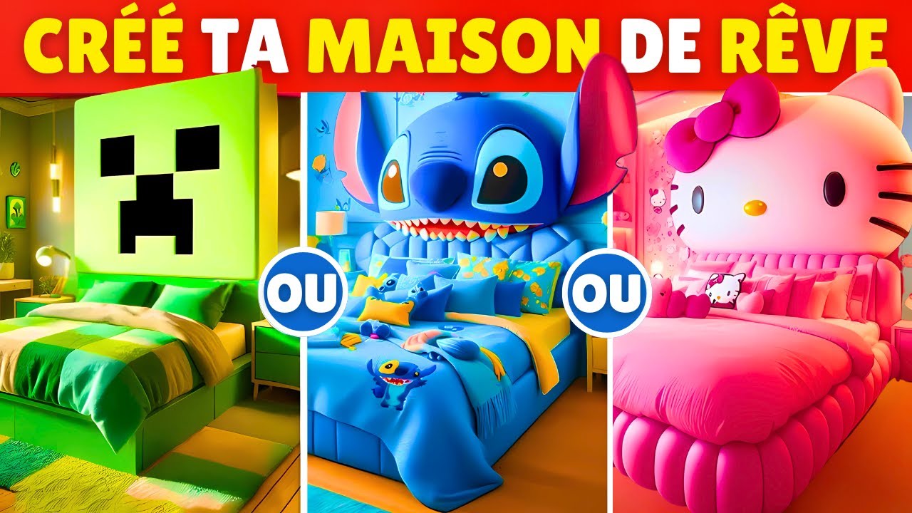 Tu préfères...? CONSTRUIS ta MAISON de RÊVE 🏠🌈💞🦄