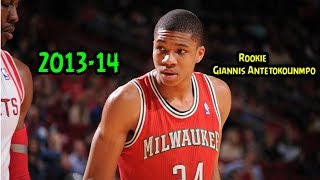 Giannis Antetokounmpo Rookie Highlights 2013-14 | Rookie Year!