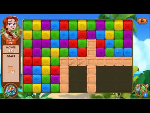 Lost Island Blast Adventure Level 72 - No Boosters