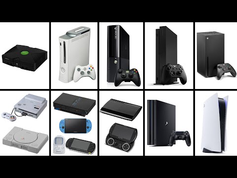 The Evolution of All PlayStation & XBOX Consoles (1991-2020)