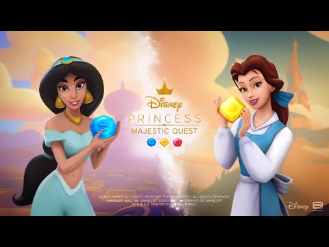 Disney Princess Majestic Quest - Jasmine / Throne Room - Walkthrough Gameplay Part 1 (iOS)
