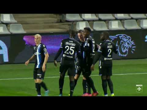 Les buts de Gauthier Hein et Gaëtan Perrin pour la victoire face à Nîmes