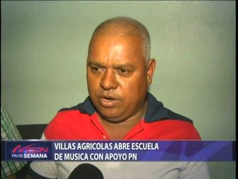 Villas Agrícolas abre escuela de música con apoyo de la PN