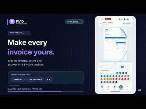 Invoice Maker - Fivio video thumbnail