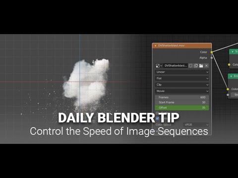 Blender Secrets - How to control the speed of image sequences