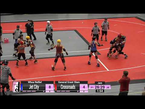 2018 WFTDA Continental Cup - NA West Game 10: Jet City Roller Derby vs Crossroads City Derby