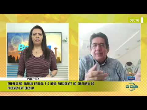 EmpresaÌrio Arthur Feitosa eÌ o novo presidente do Podemos de Teresina (27 05 20)