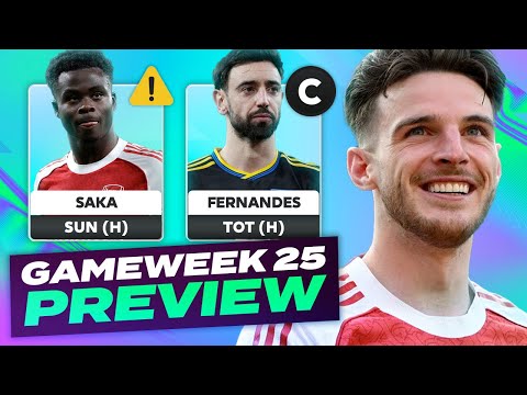 DOUBLE GAMEWEEK 26 CONFIRMED 🔥 FPL GAMEWEEK 25 PREVIEW 💪 |  Fantasy Premier League Tips 2025/26
