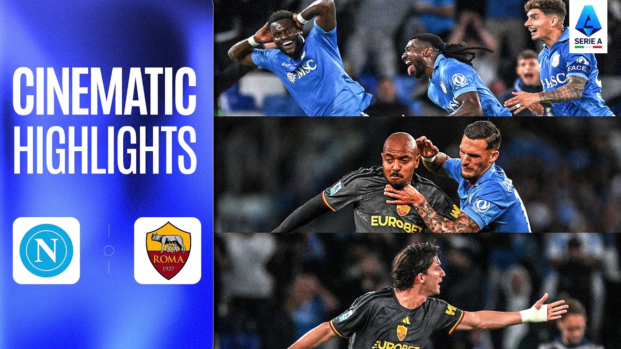 THRILLER DRAW AT THE MARADONA 🫨 | NAPOLI-ROMA CINEMATIC HIGHLIGHTS | Serie A 2026/27