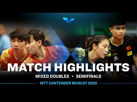 Liu Yebo/Chen Xingtong vs Qian Tianyi/Zhou Qihao | XD | WTT Contender Muscat 2022 (SF)