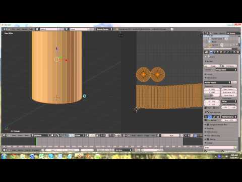 Beginning Blender 2.60 Tutorial - 10 - Making a Quick Barrel - Part 1