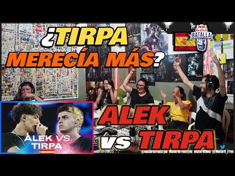🔴COLOMBIANOS REACCIONAN a ALEK vs TIRPA - ¿TIRPA MERECÍA MÁS? [RED BULL ESPAÑA 2023]