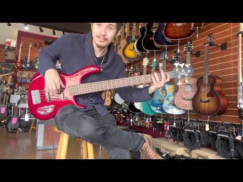 5-струнная бас-гитара CORT Action V Plus (Trans Red) - фото 1 - id-p1320892445