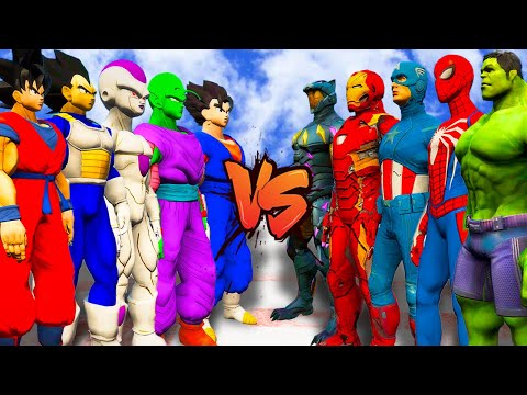 DRAGON BALL TEAM VS AVENGERS TEAM – WHO WILL WIN