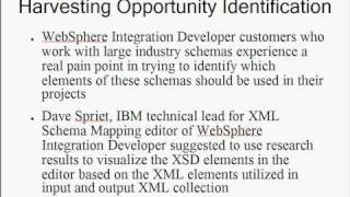 Using XML summaries to visualize the artifacts in XSD mapping tool Using XML summaries to visualize the artifacts in XSD mapping tool