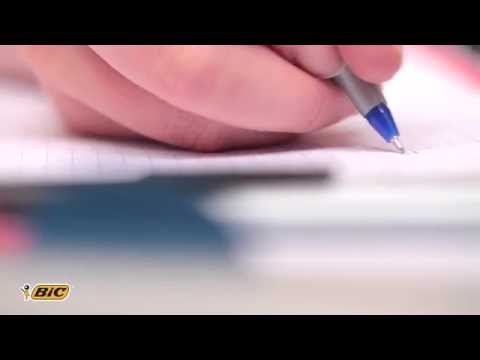 Bic Tušinukas Round Stic Exact 0.8 mm, mėlynas, pakuotėje 20 vnt. 340879 video