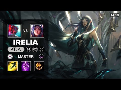 Irelking Irelia vs Yone Top - KR Master - Patch 14.19 Season 14