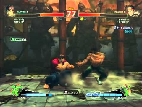 SSF4 kimrandy (Fei Long) VS gameinn (Ryu)