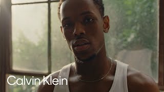 Calvin Klein Michael Ward in Monochromatic Summer