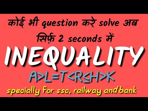Inequality reasoning Video