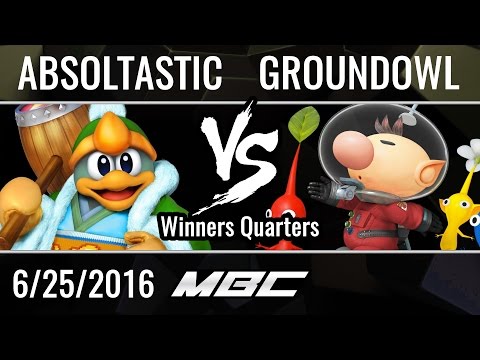 Absoltastic (King Dedede) vs GroundOwl (Olimar) - Winners Round 2