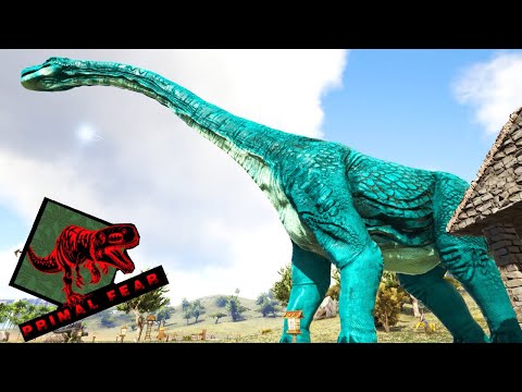 ARK PRIMAL FEAR #13 - Domei um ALPHA Braquiossauro Muito ÉPICO!
