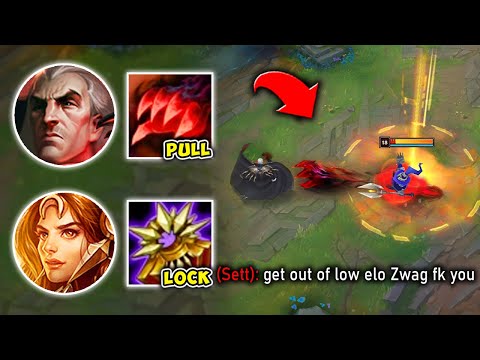 WE MADE THE ENEMY RAGE AT ZWAG WITH OUR BROKEN BOT COMP - League of Legends