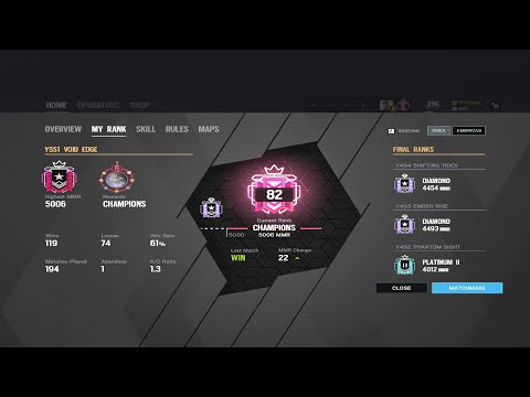 How a Champion One Taps - Rainbow six siege