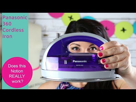 How to use the Panasonic Iron - Does this Notion REALLY work? - Sewing notion