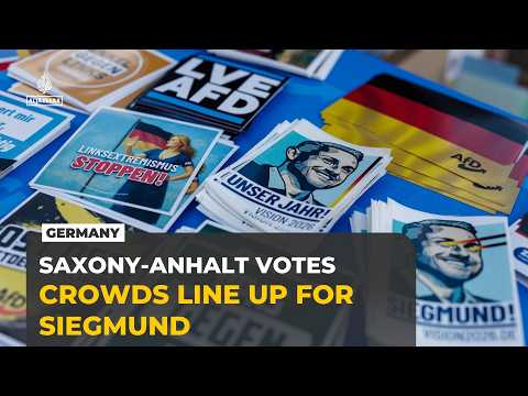 Campaign crowds in Magdeburg rally behind AfD’s lead candidate